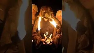 All in a days work 🫡🍻🖤  Pagan Fire Ritual - Behind the scenes