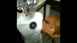 Arduino, vr2 and emic2 robot.
