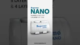Supremo NANO, Horizontal Foam Insulated 5 Layer Double PUFF Tank