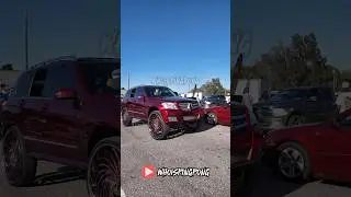 Kandy painted Benz truck on 30&rdquo; Asanti wheels