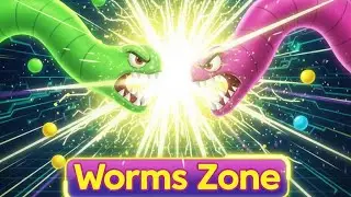 Worms Zone.io Live Stream 🔴🐍 | Eating Everything 🍔🍎 | Non-Stop Fun 🎮😂