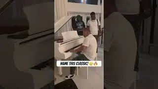 Scott plays Make It Rain on piano for Symba! 🌧️ #scottstorch #hiphop #piano #producer #legend