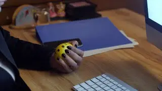 Stressed female office worker sitting at work table squeezing ... | Indian Stock Footage | Knot9