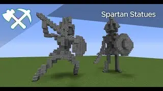 2 Spartan Statue Builds | Minecraft Tutorial