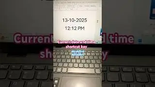 Current date and time shortcut key #computer #computereducation #shortcutkeys #viral