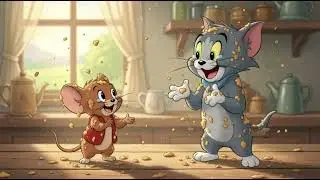 🐱🐭 Tom & Jerry Chaos! 😂 Epic Cat vs Mouse Cartoon Story | Funny Animation & Music 🎶✨