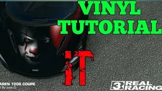 Pennywise the dancing clown from IT vinyl tutorial in Real Racing 3