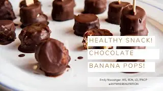 Peanut Butter Banana Pops! A healthy, real food treat from Anywhere Nutrition