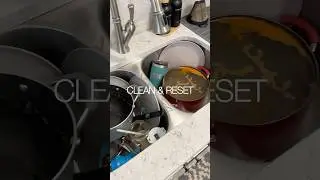 Clean & Reset #resetwithme #cleanwithme #cleaningsounds #asmrclean #letsclean #cleaningmode