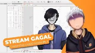 🔴 [ID] Making Live2D Model for UrekanFaiz Pt. 1 // 04-06-2021