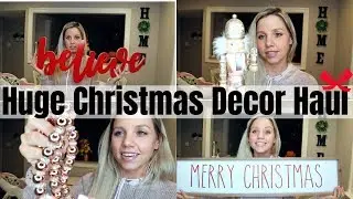 AFFORDABLE CHRISTMAS DECOR HAUL 2018 // TARGET, TJ MAXX, & MICHAELS