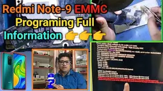 Redmi Note-9 EMMC Programing Flashing Complete 💯% Information 👍