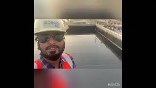 Water Proofing Membrane Leakage Test By QC engineers #Waterproofing #Posco #Mega_Project #BD