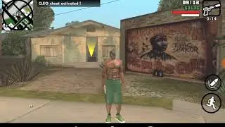 GTA SA Android - Garage Graffiti Mod - Tupac Mural!!!
