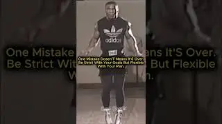 Mike Tyson 🥊 Discipline Over Excuses | One Mistake &ne; The End #shorts #miketyson #insponuggets #fight