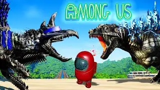 Jurassic World Evolution🌍 NEW Among Us !! Impostor Siren Head T-Rex,Godzilla Earth,Gigan Fight!!!