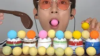 ASMR EDIBLE GOLF BALL 골프공 먹방 MUKBANG EATING SOUNDS ゴルフボール