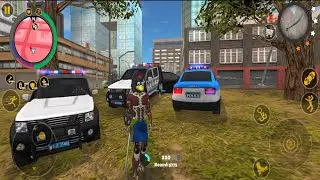 Rope Hero 3 Walkthrough Hero Police Chase -Gameplay
