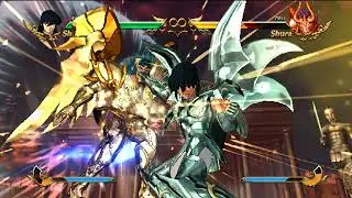 Saint Seiya Almas De Soldados Mod Shiryu vs Shura Versiones Divina