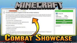 Minecraft 1.14.3 Combat Update Snapshot Showcase