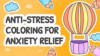 Anti-Stress Coloring for Anxiety Relief | M. M. Bookshop Coloring Books