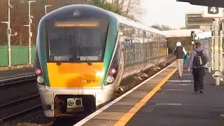 IE 22000 Class DMU/ICR 22208 Arriving At Hazelhatch and Celbridge Bound For Dublin Heuston
