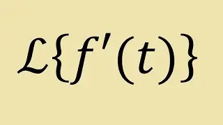 Transformada de Laplace de la primera derivada de una funci&oacute;n