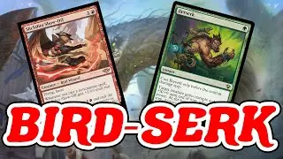 BIRD-SERK! Legacy Prowess Turbo Aggro-Combo Red and Green Deck MTG