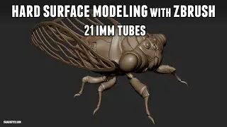 Hard Surface Modeling with Zbrush Part 02 - 21 Insert MultiMesh Tubes