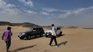 The Beautiful Sand dunes of Nasaef desert in Hejaz and the support of locals on 5 Dec 2025