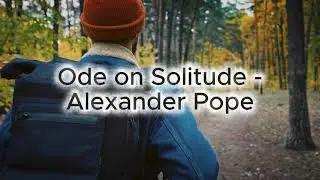 Ode on Solitude | Gentle ASMR Poetry Reading