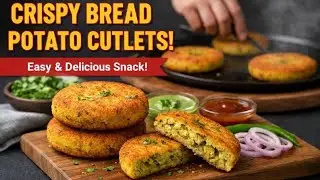 Crispy Bread Potato Cutlets 😋 | Easy Recipe at Home | Tasty | 