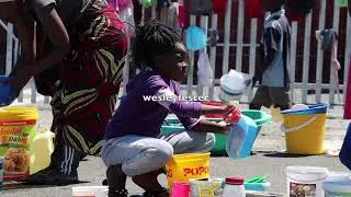 South African authorities remove water and sanitation facilities from refugee centre