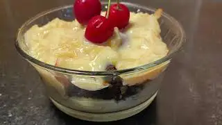 No-Bake Custard Fruit Cake | Easy & Delicious Layered Dessert