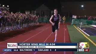 Dustin Horter closes in on 4-minute mile