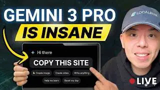 Gemini 3 Pro может украсть любой дизайн (ОДНА ДЕМО-ВЕРСИЯ)