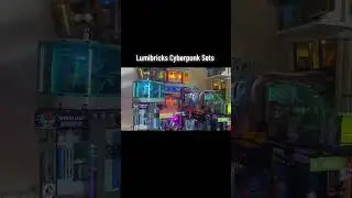 Lumibricks cyberpunk sets all connected! #lumibricks #lego #legosets #legotoys