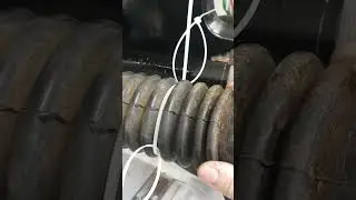 mercruiser exhaust bellows zip tie install trick