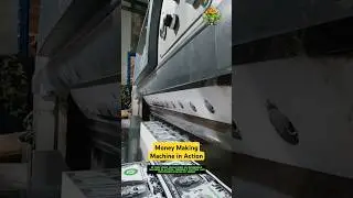 Money Making Machine in Action! Mesmerizing Currency Production Process