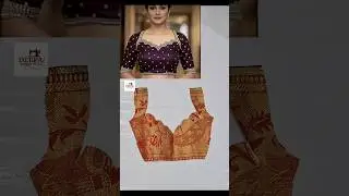 Beautiful front neck blouse design cutting #cuttingtips #trending #blousedesign #shorts