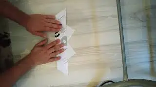 origami kağıttan gözlük yapımı