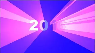 Футаж  2016 & 2017, 2018, 2019, 2020 надпись титры #1 Footages titles