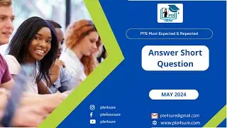 PTE Answer Short Questions| PTE Most Repeated MAY ASQ| PTE ASQ MAY 2024| PTE Predictions|