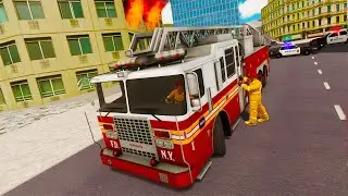 Real Fire Truck Driving Simulator - New Fire Fighting Fireman's Daily Job - Android GamePlay Part-2
