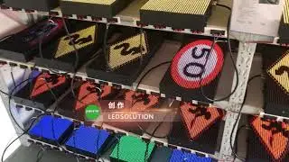 P10 Front Service LED Traffic Sign