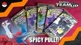 OPENING 5 TEAM UP POKEMON BOOSTER PACKS