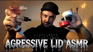 ASMR Хаотические триггеры крышки + Быстрые нажатия и царапания