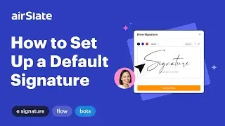 How to Set Up a Default Signature