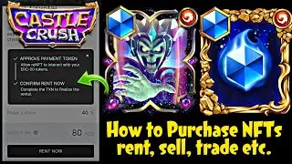 How to use ACS for Purchasing NFTs Card in from reNFT website in Mobile || Castle Crush