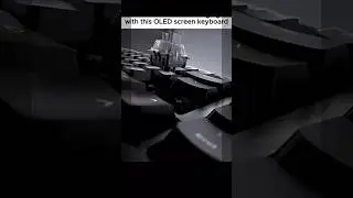 rog is aura farming with oled screen in rog keyboard